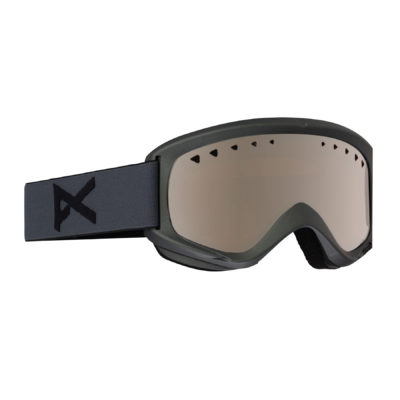 Men's Anon Goggles - Anon Helix snow Goggles With Spare Lens. Stealth - Silver Amber